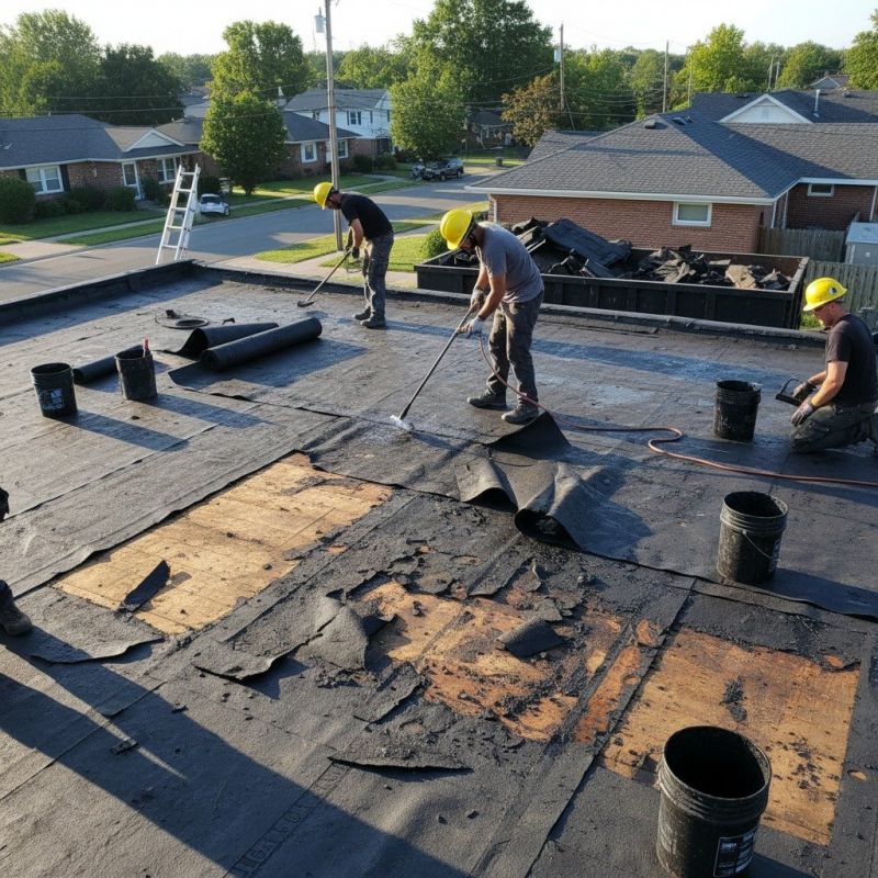 Asphalt Roof Leak Repair